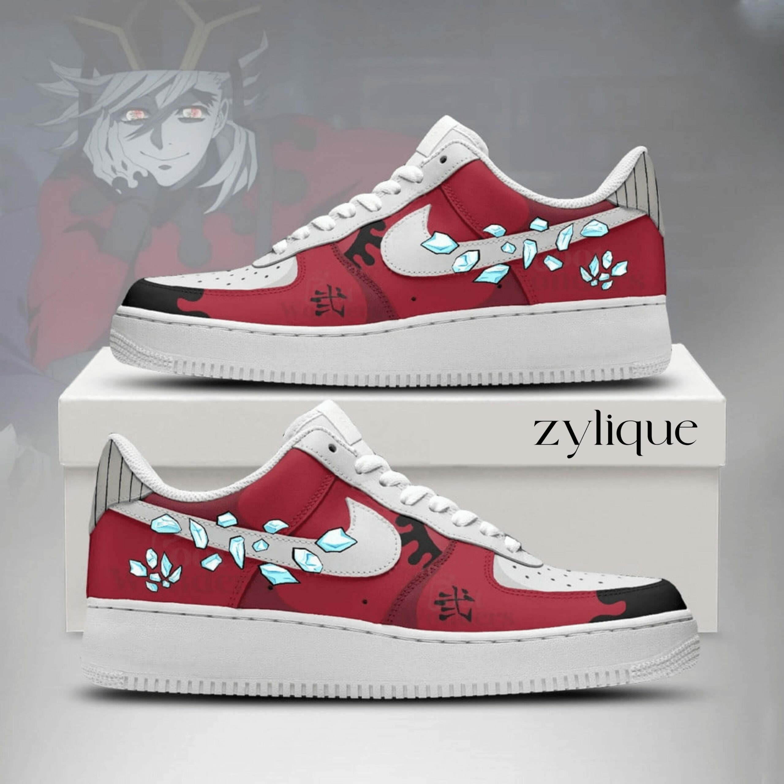 Doma - Demon Slayer AF1 Style Shoes