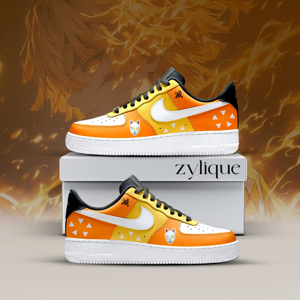 Zenitsu - Demon Slayer - AF1 Shoes v2