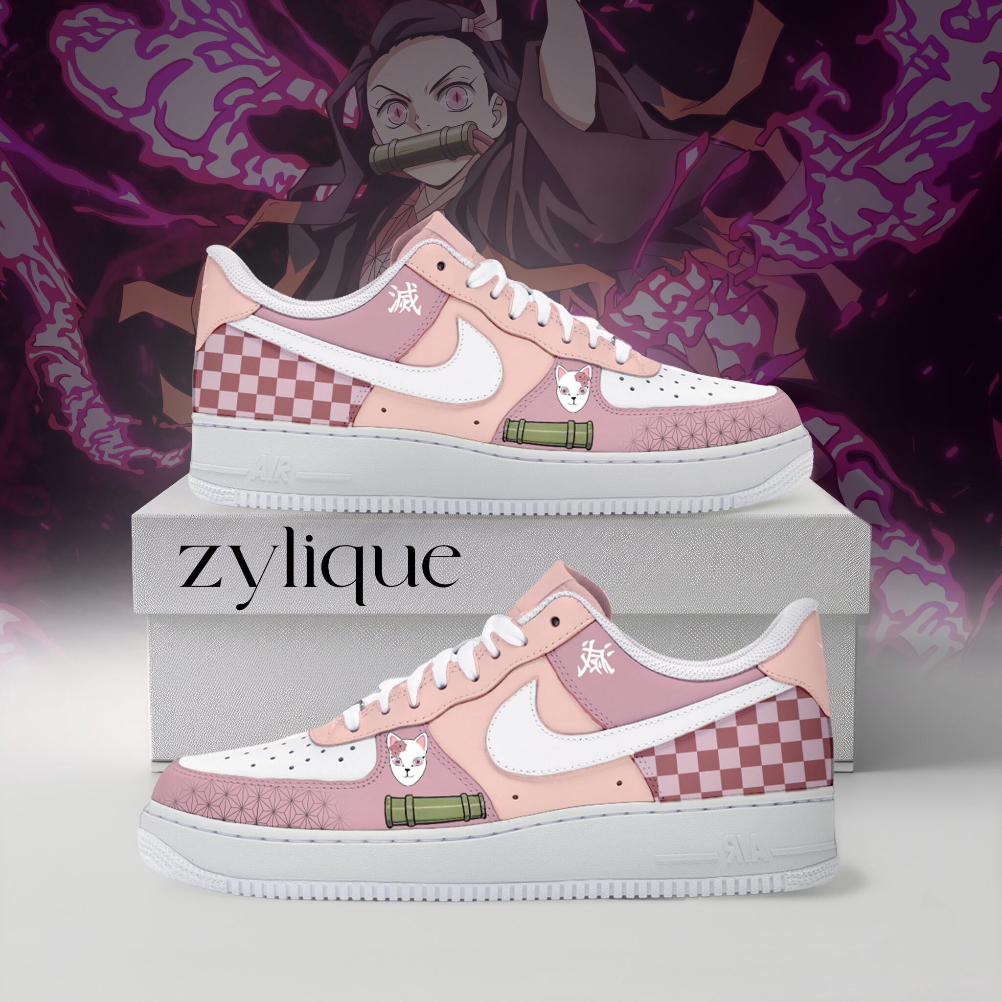 Nezuko – AF1 – Demon Slayer – AF1 Shoes