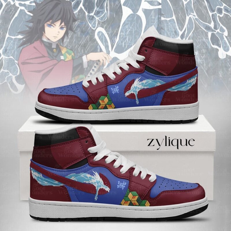 Giyu Tomioka J1 - Demon Slayer J1 Shoes
