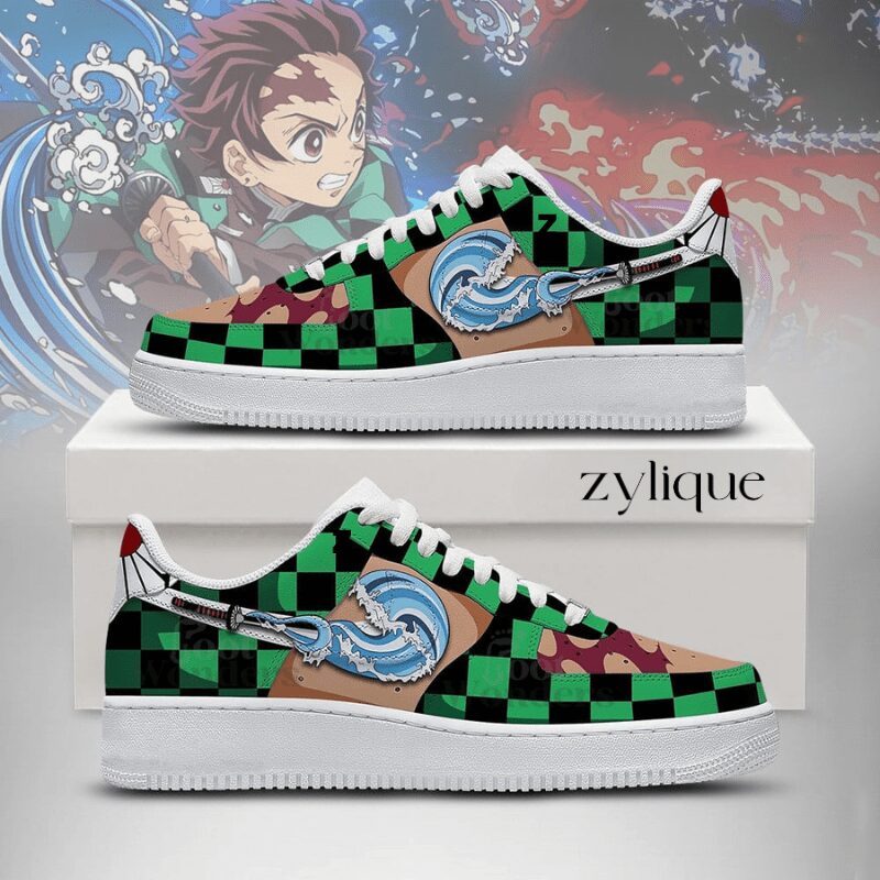 Kamado Tanjiro Demon Slayer AF1 Style Shoes