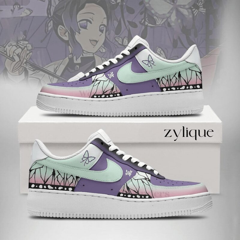 Shinobu-Kocho Demon Slayer AF1 Style Shoes