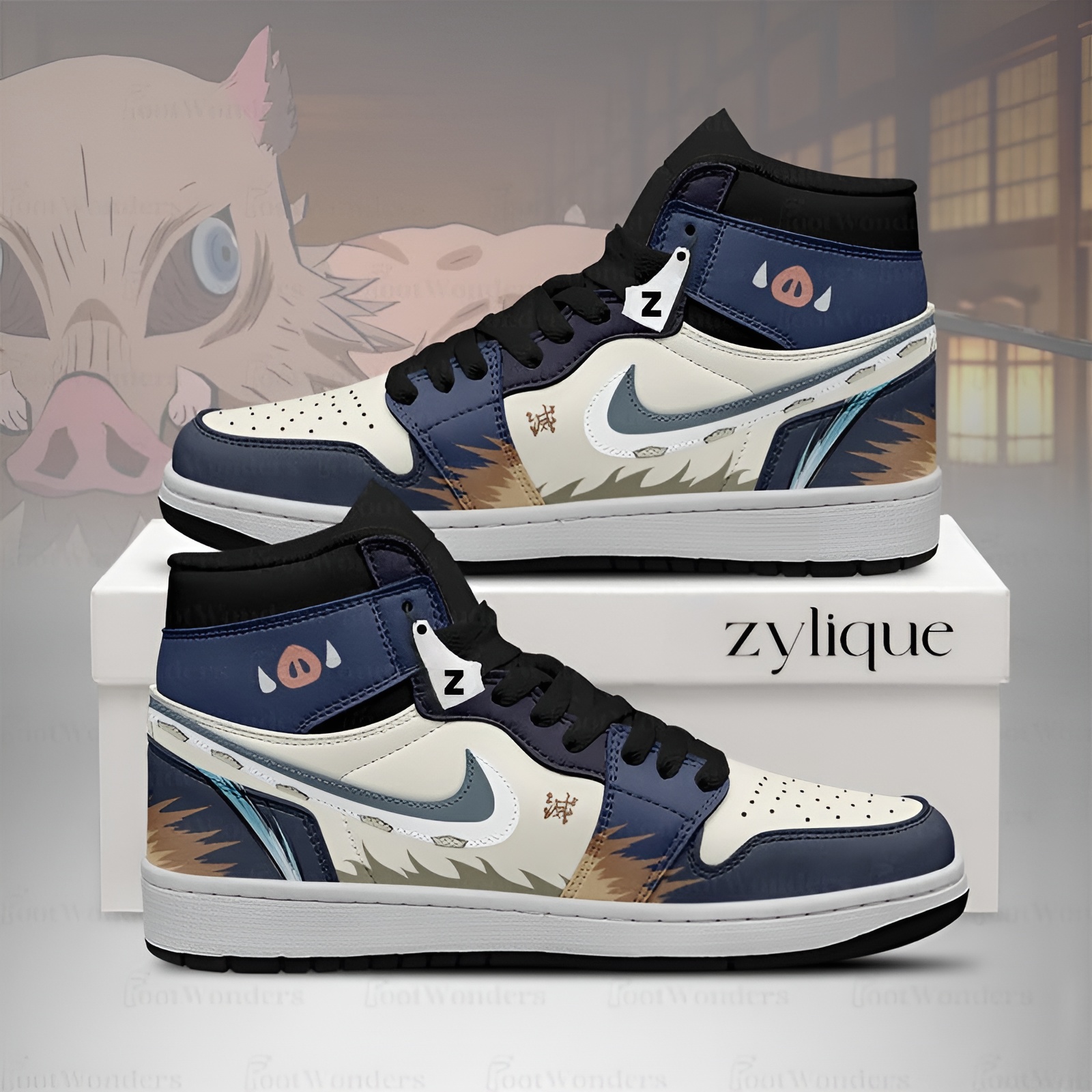 Inosuke - Demon Slayer J1 Shoes