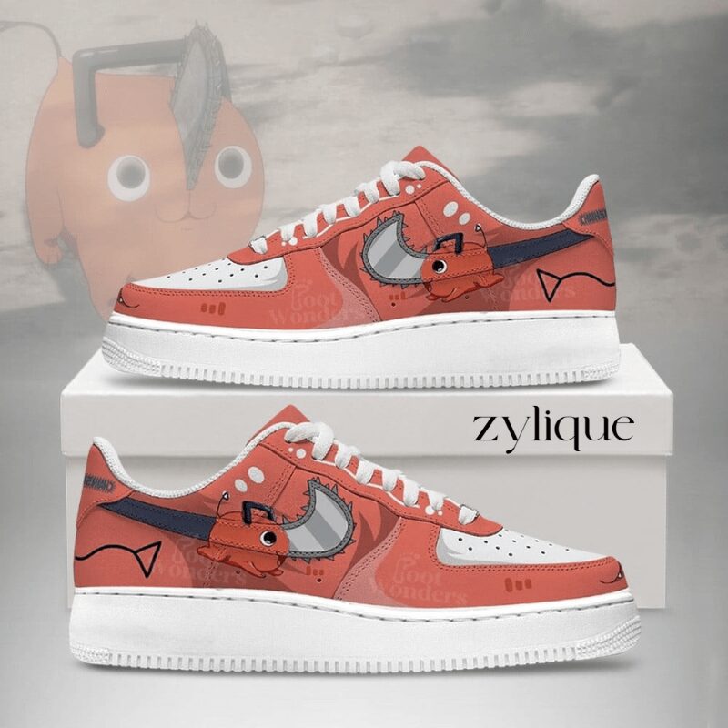 Pochita - Chainsaw Man AF1 Shoes