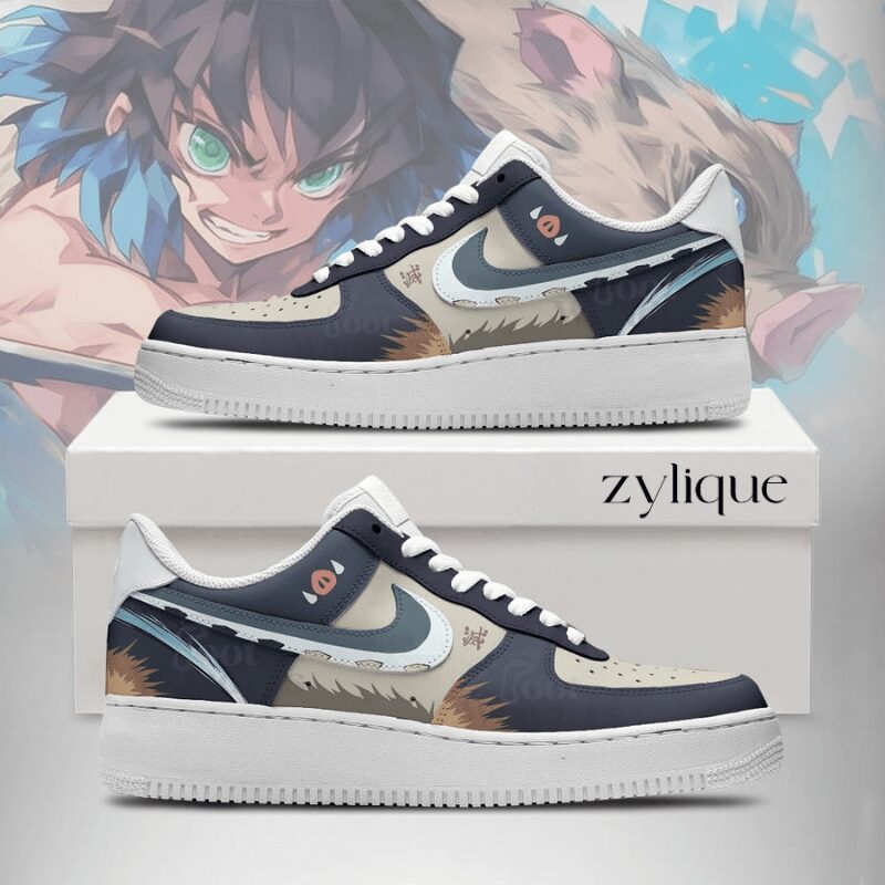 Inosuke Demon Slayer AF1 Style Shoes