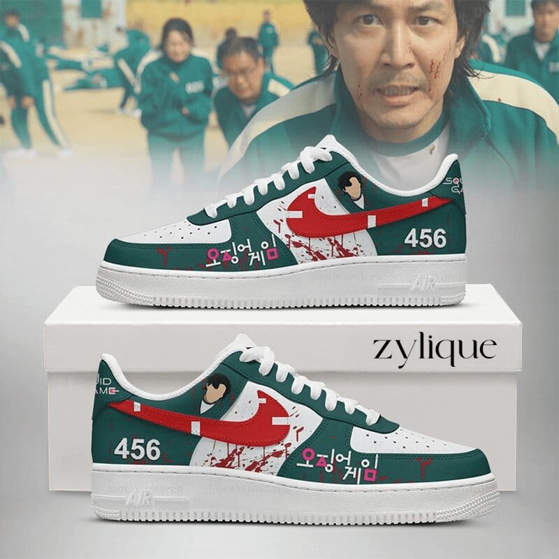 456 Seong Gi Hun - Squid Game 3 AF1 Shoes