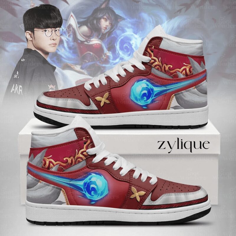 Ahri Faker - League of Legends J1 Shoes
