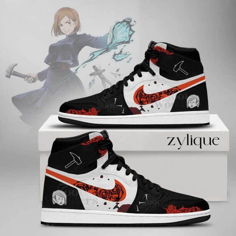 Kugisaki-Nobara Jujutsu Kaisen AJ1 High Top Style Shoes