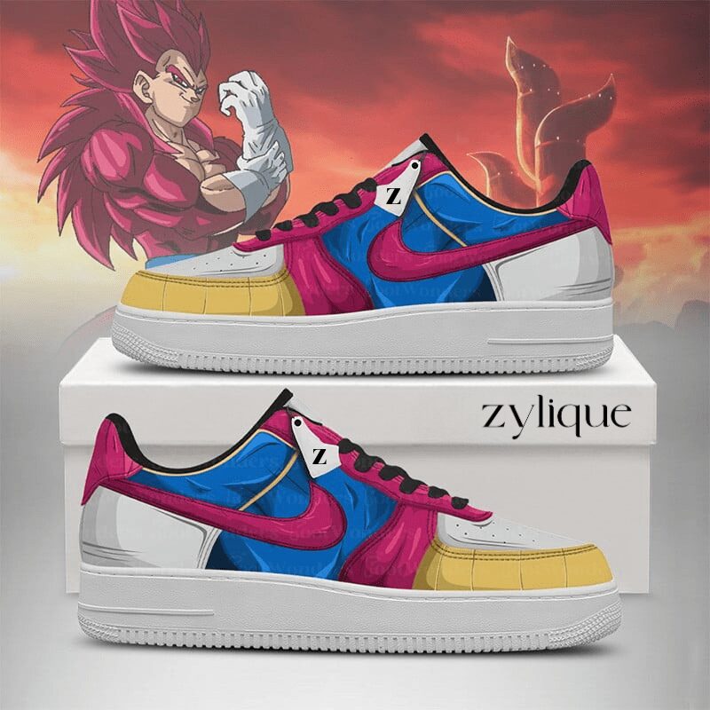 Dragon Ball Daima Vegeta SSJ 4 - AF1 Style Shoes