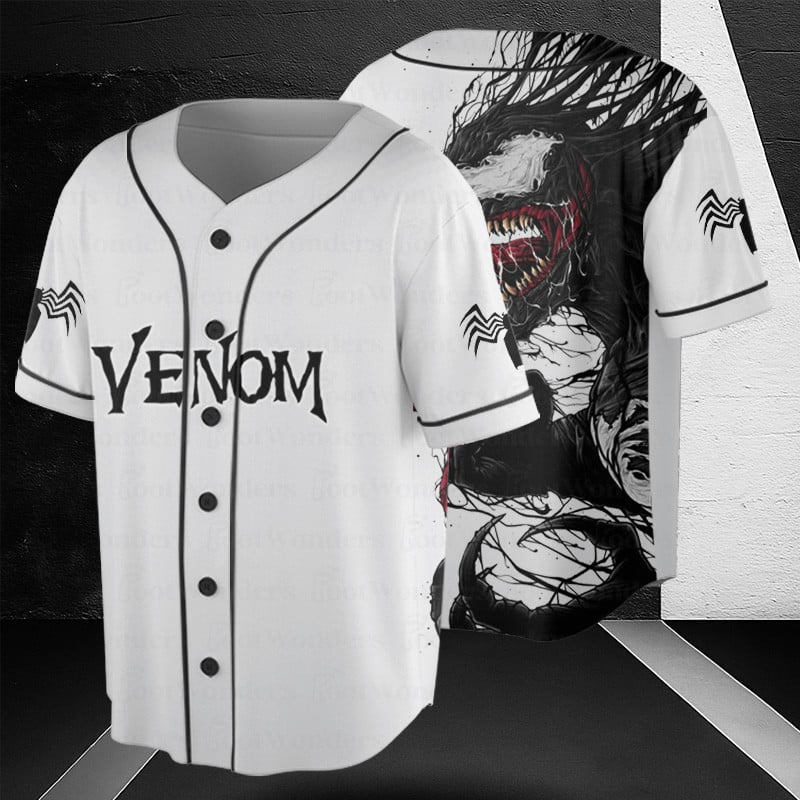 Venom V4 - Marvel Baseball Jersey