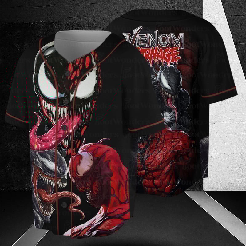 Venom V3 - Marvel Baseball Jersey