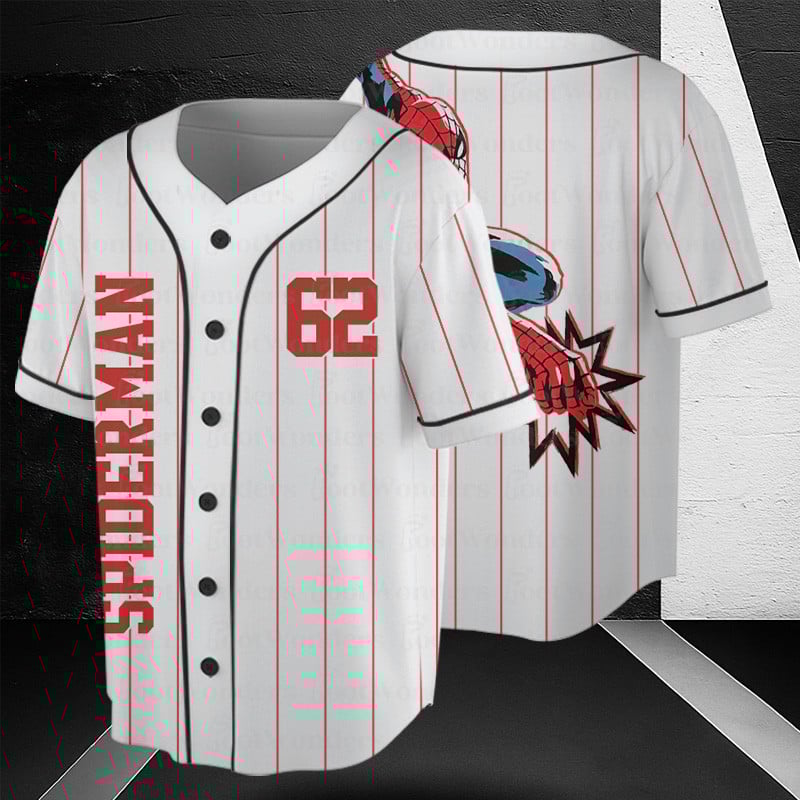 Spider Man V1 - Marvel Baseball Jersey