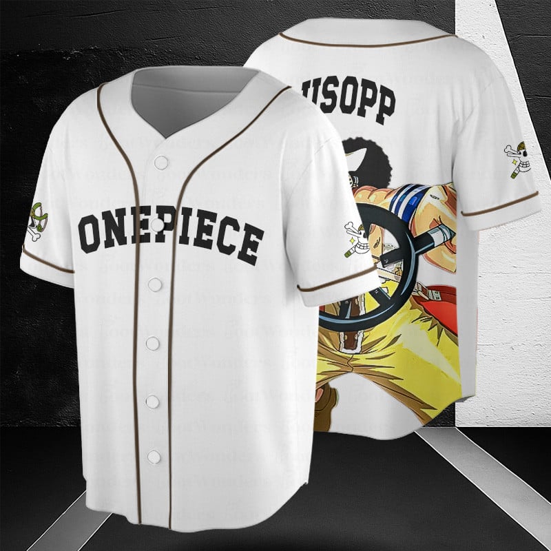 Usopp - One Piece Baseball Jersey