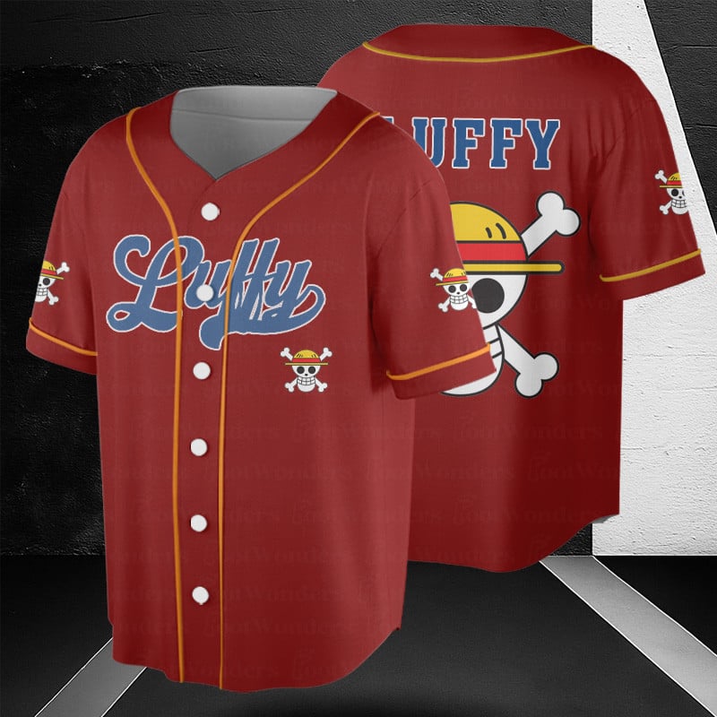 Luffy - One Piece Baseball Jersey